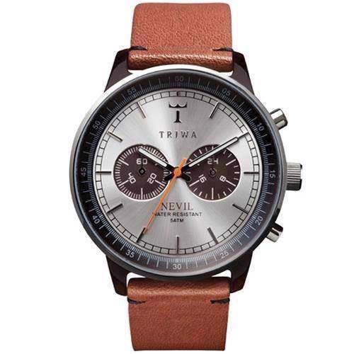 Image of bronche IP stål Nevil [TW11] Quartz med chronograph Herre ur fra Triwa*